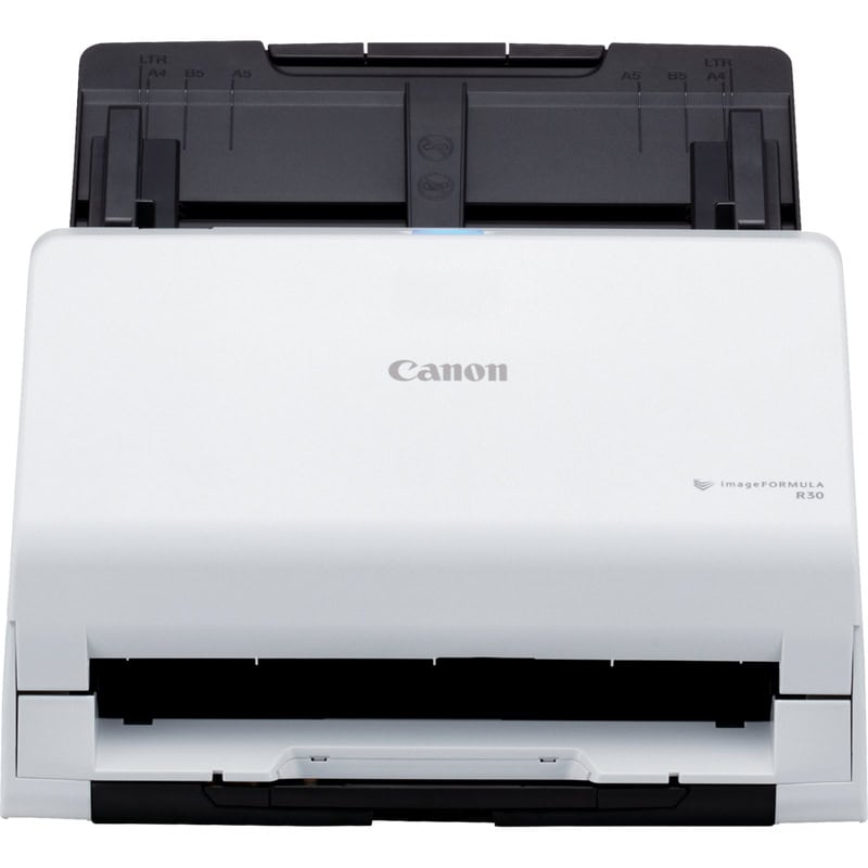 Canon imageFORMULA R30 Scanner met ADF + invoer voor losse vellen 600 x 600 DPI A4 Wit (6051C003AA) thumbnail