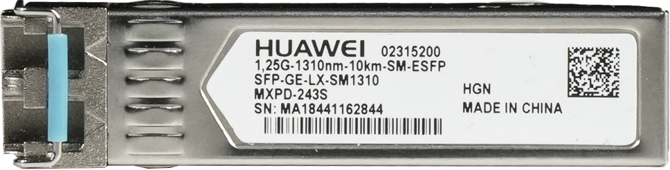 HUAWEI eKit SFP-GE-LX-SM1310 netwerk transceiver module Vezel-optiek 1000 Mbit/s eSFP 1310 nm (02315200) thumbnail