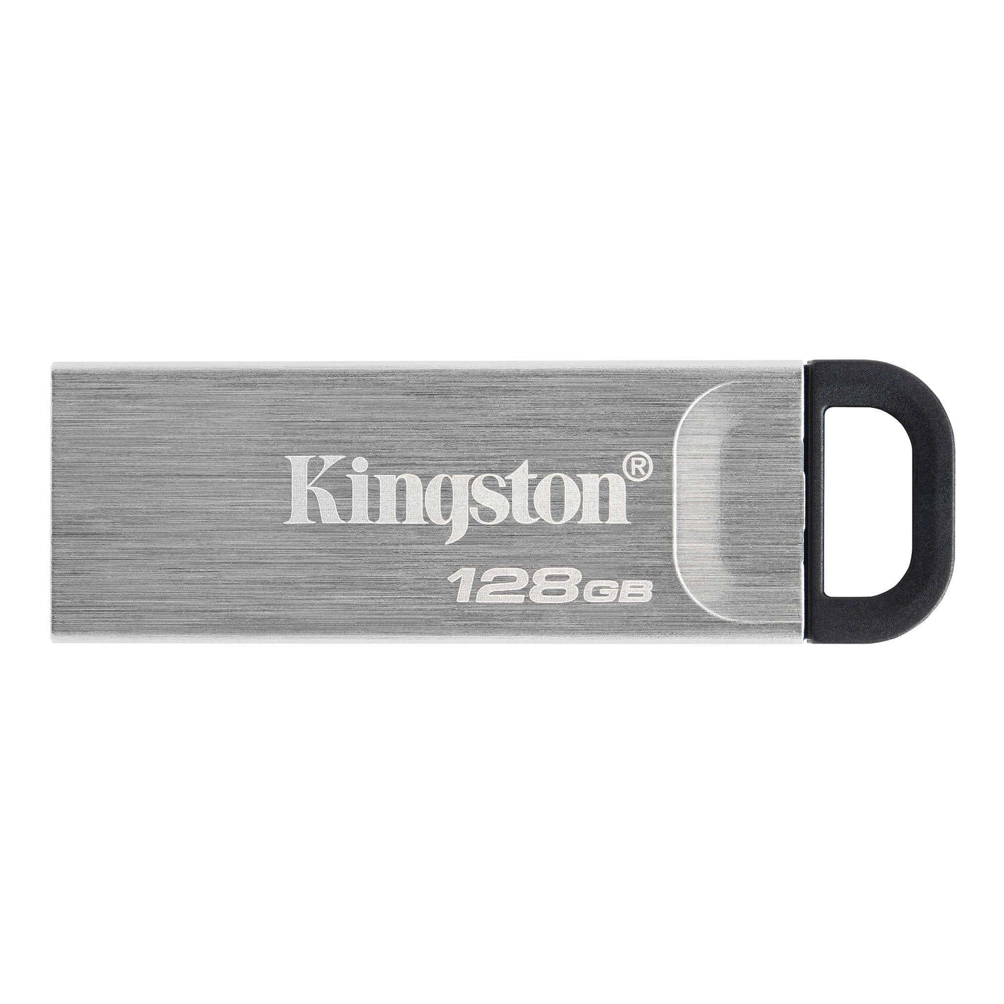 Kingston Technology DataTraveler Kyson USB flash drive 128 GB USB Type-A 3.2 Gen 1 (3.1 Gen 1) Zilver (DTKN/128GB) thumbnail