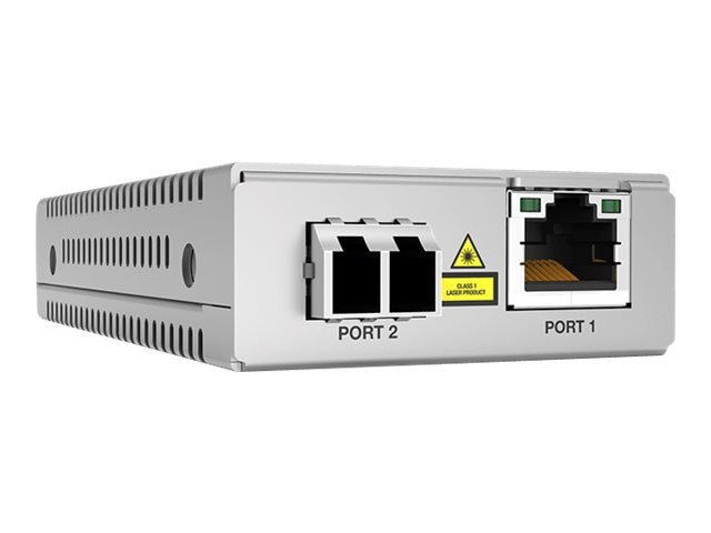 Allied Telesis AT-MMC2000LX/LC-TAA-60 netwerk media converter 1000 Mbit/s 1310 nm Single-mode Grijs (AT-MMC2000LX/LC-960) thumbnail