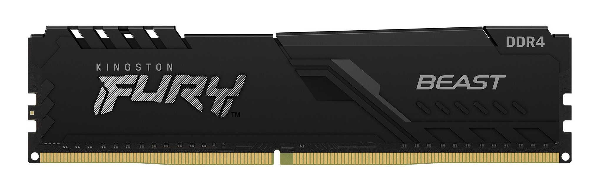 Kingston Technology FURY 16GB 3200MT/s DDR4 CL16 DIMM 1Gx8 Beast Black (KF432C16BB1/16) thumbnail