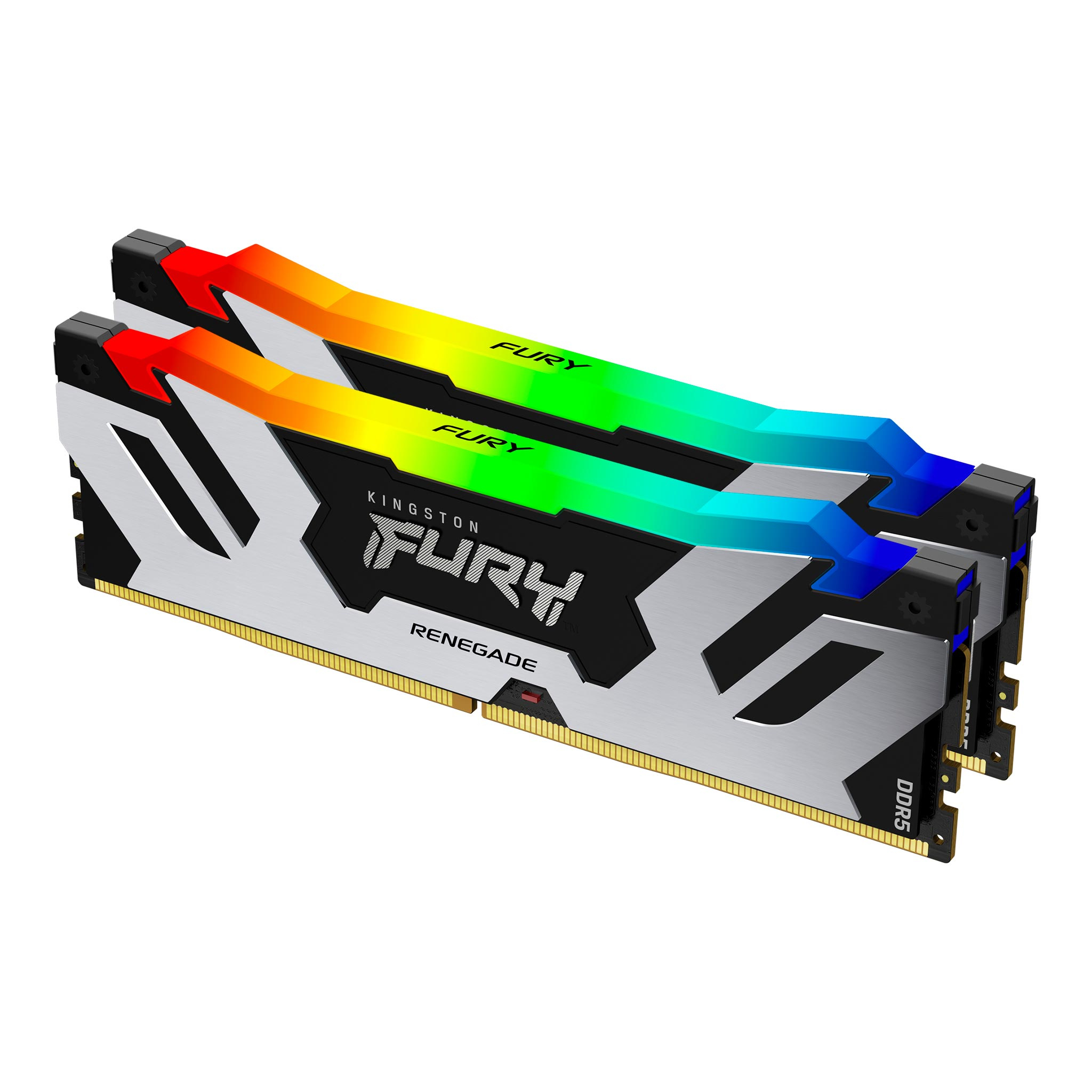 Kingston Technology FURY 64GB 6000MT/s DDR5 CL32 DIMM (Sets van 2) Renegade RGB XMP (KF560C32RSAK2-64) thumbnail