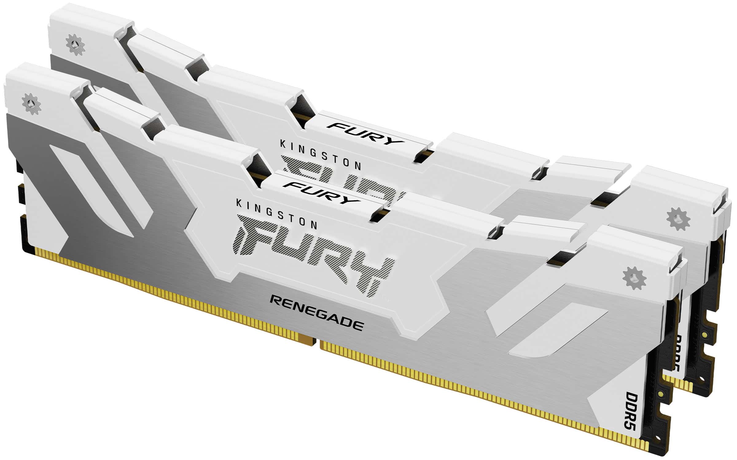 Kingston Technology FURY 32GB 6800MT/s DDR5 CL36 DIMM (set van 2) Renegade White XMP (KF568C36RWK2-32) thumbnail