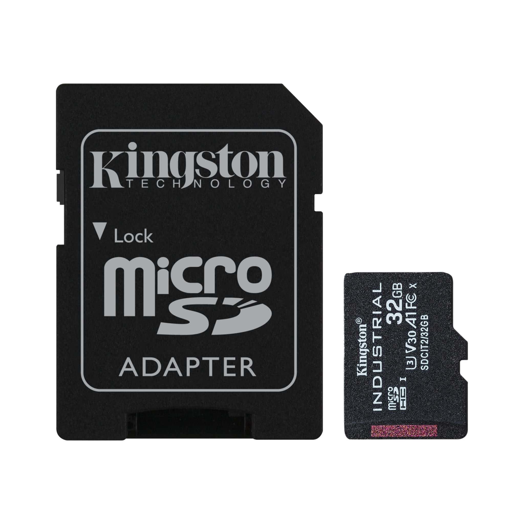 Kingston Technology Industrial 32 GB MiniSDHC UHS-I Klasse 10 (SDCIT2/32GB) thumbnail