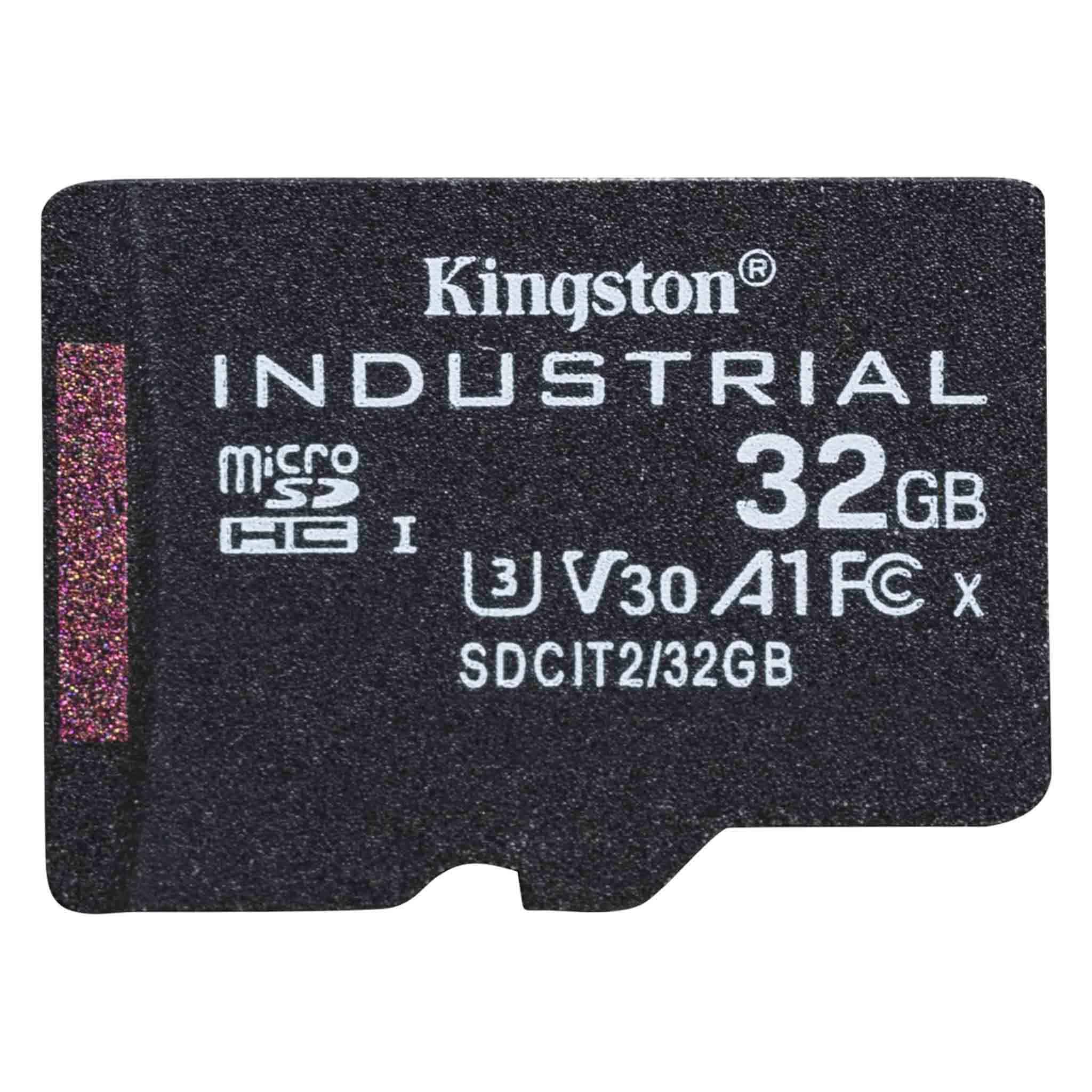 Kingston Technology Industrial 32 GB MicroSDHC UHS-I Klasse 10 (SDCIT2/32GBSP) thumbnail