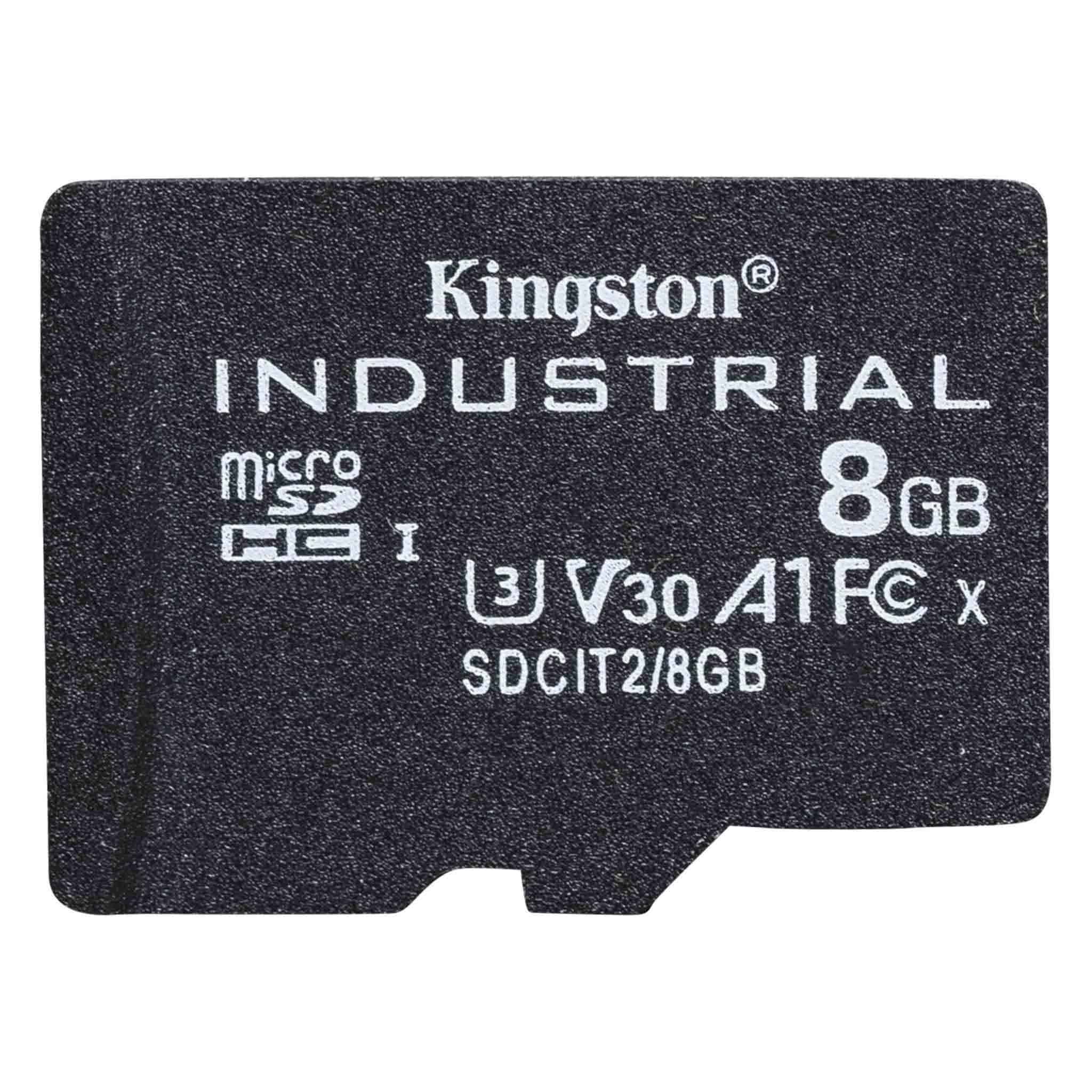 Kingston Technology Industrial 8 GB MicroSDHC UHS-I Klasse 10 (SDCIT2/8GBSP) thumbnail