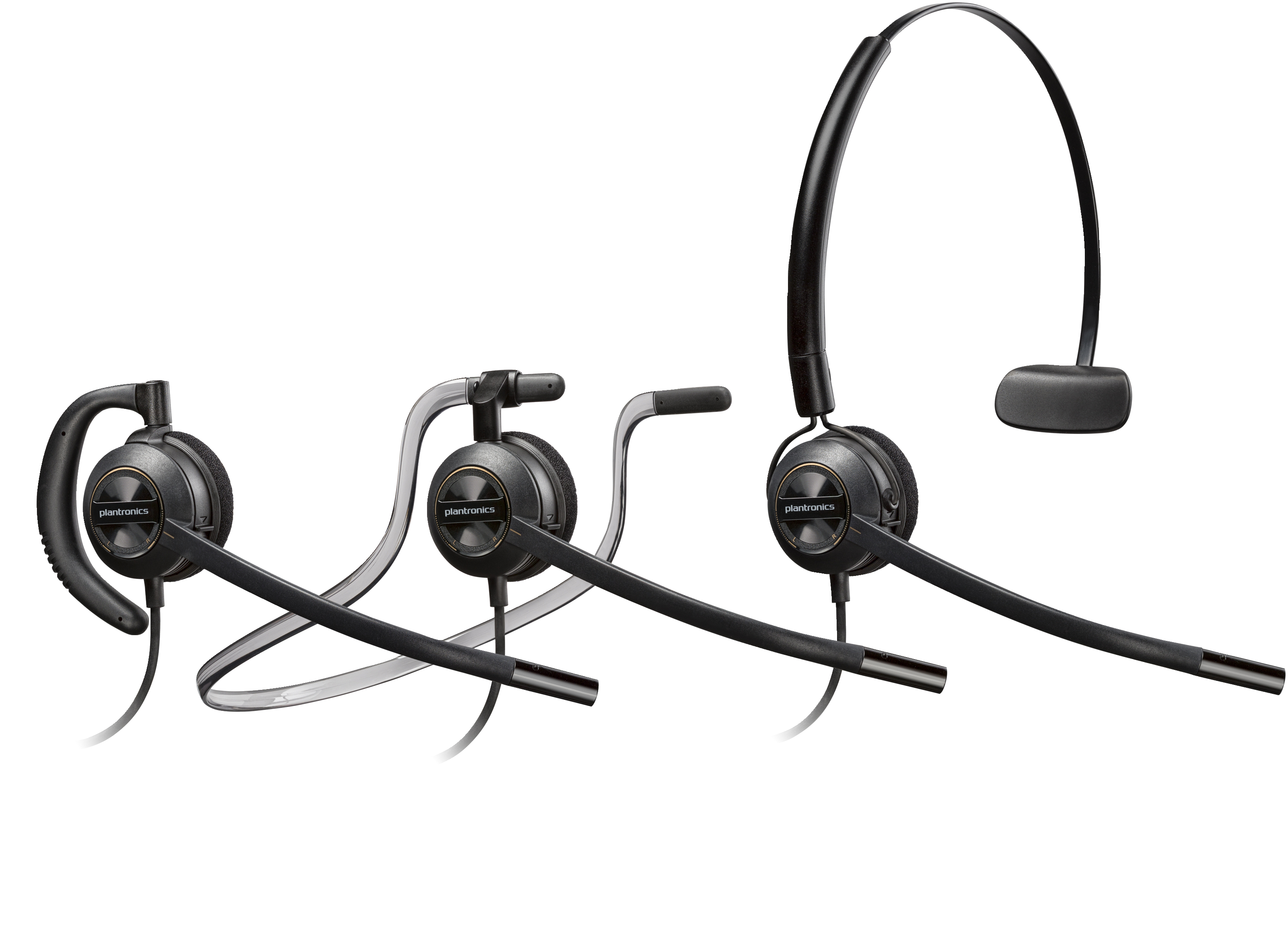 POLY EncorePro 540 Convertible Headset met Quick Disconnect (88828-02) thumbnail