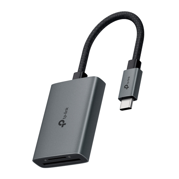 TP-Link UA430C geheugenkaartlezer USB 3.2 Gen 1 (3.1 Gen 1) Type-C Grijs (UA430C) thumbnail