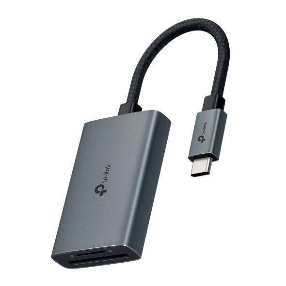 TP-Link UA440C geheugenkaartlezer USB 3.2 Gen 1 (3.1 Gen 1) Type-C Grijs (UA440C) thumbnail