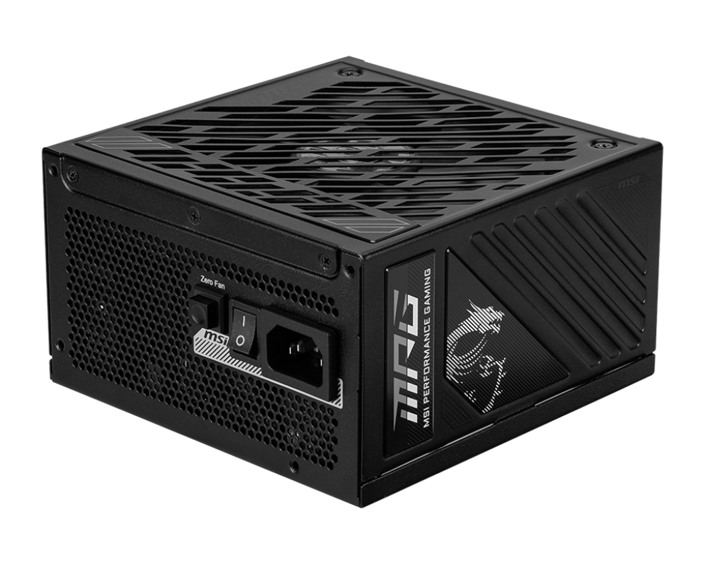 MSI MPG A1000GS PCIE5 power supply unit 1000 W 24-pin ATX ATX Zwart (MPG A1000GS PCIE5) thumbnail