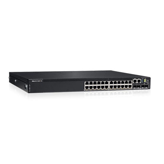 DELL N-Series N3224P-ON Managed L2 Gigabit Ethernet (10/100/1000) Power over Ethernet (PoE) 1U Zwart (210-ASPU) thumbnail