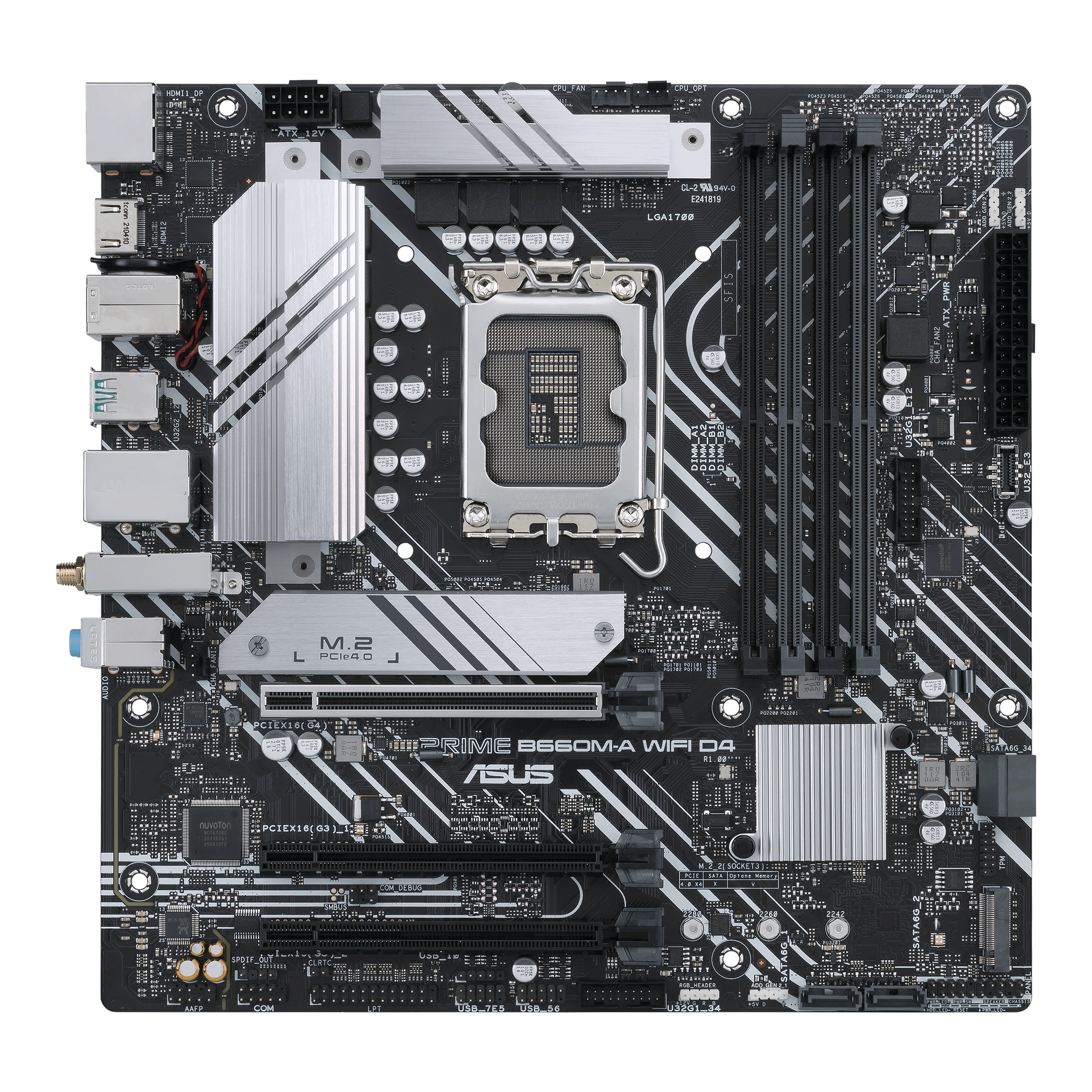 ASUS PRIME B660M-A WIFI D4 Intel B660 LGA 1700 micro ATX (PRIME B660M-A WIFI D4) thumbnail