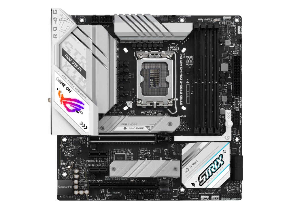 ASUS ROG STRIX B760-G GAMING WIFI D4 Intel B760 LGA 1700 micro ATX (90MB1DE0-M0EAY0) thumbnail