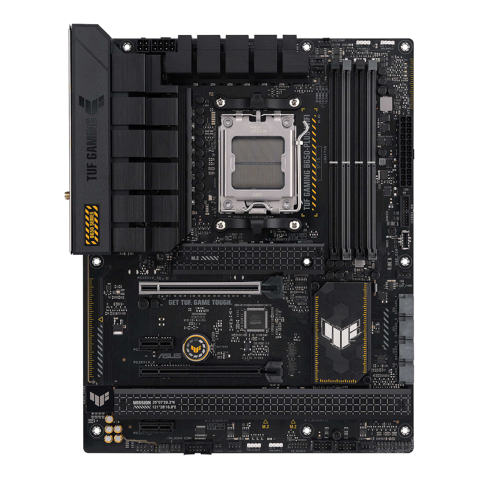 ASUS TUF GAMING B650-PLUS WIFI AMD B650 Socket AM5 ATX (TUF GAMING B650-PLUS WIFI) thumbnail