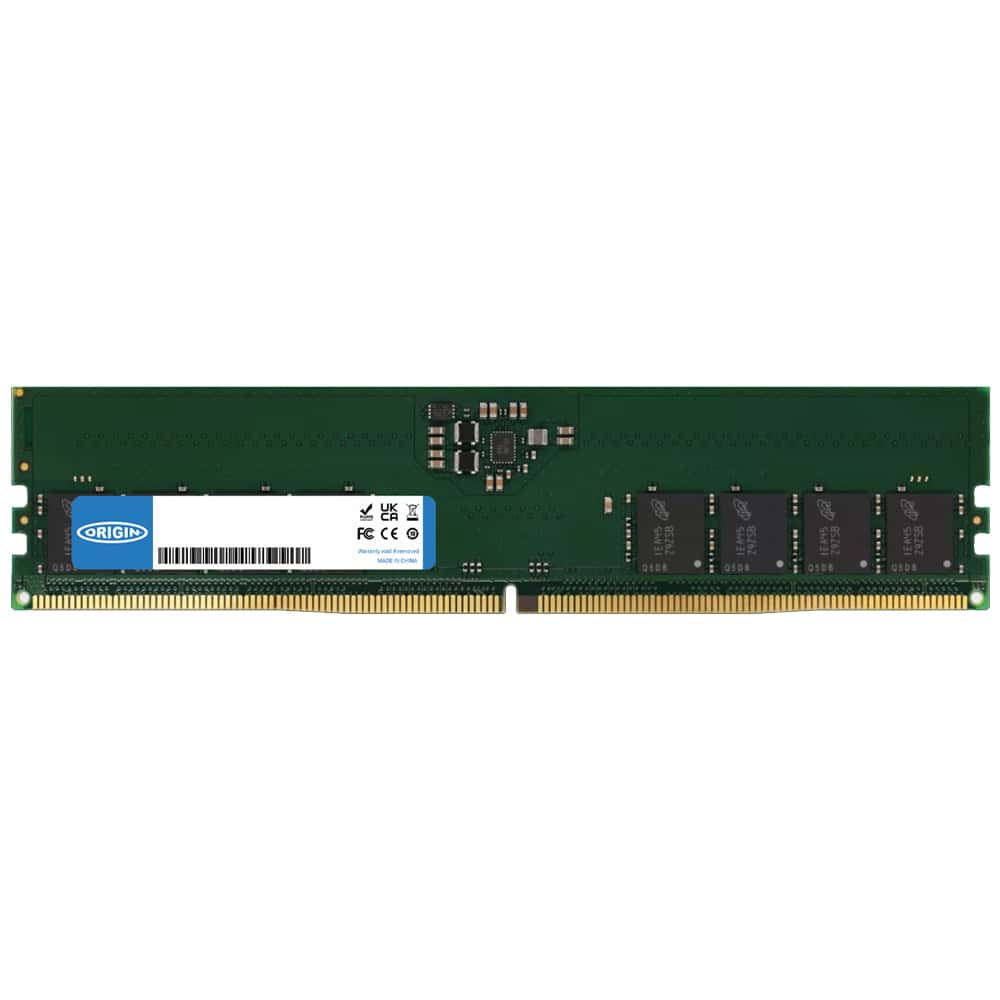 Origin Storage 8GB DDR5 4800MHz UDIMM 1Rx16 Non-ECC 1.1V geheugenmodule 1 x 8 GB (AB883073-OS) thumbnail