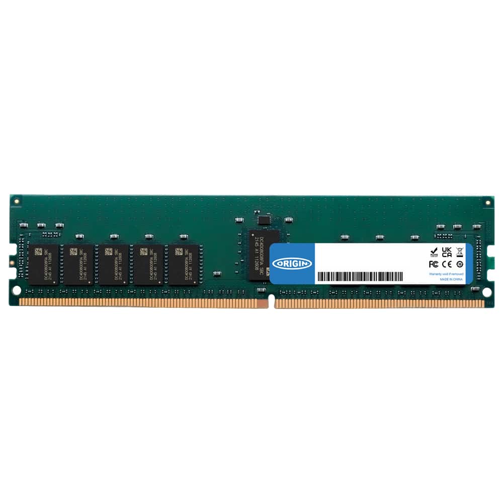 Origin Storage 64GB DDR5 4800MHz RDIMM 2Rx4 ECC 1.1V geheugenmodule 1 x 64 GB (OM64G54800R2RX4E11) thumbnail