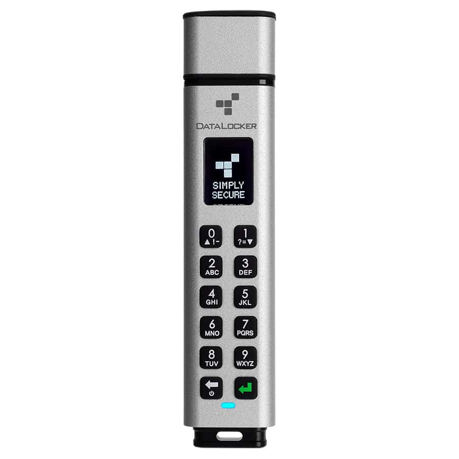 DataLocker Sentry K350 USB flash drive 128 GB USB Type-A 3.2 Gen 1 (3.1 Gen 1) Zilver (SK350-128-FE) thumbnail