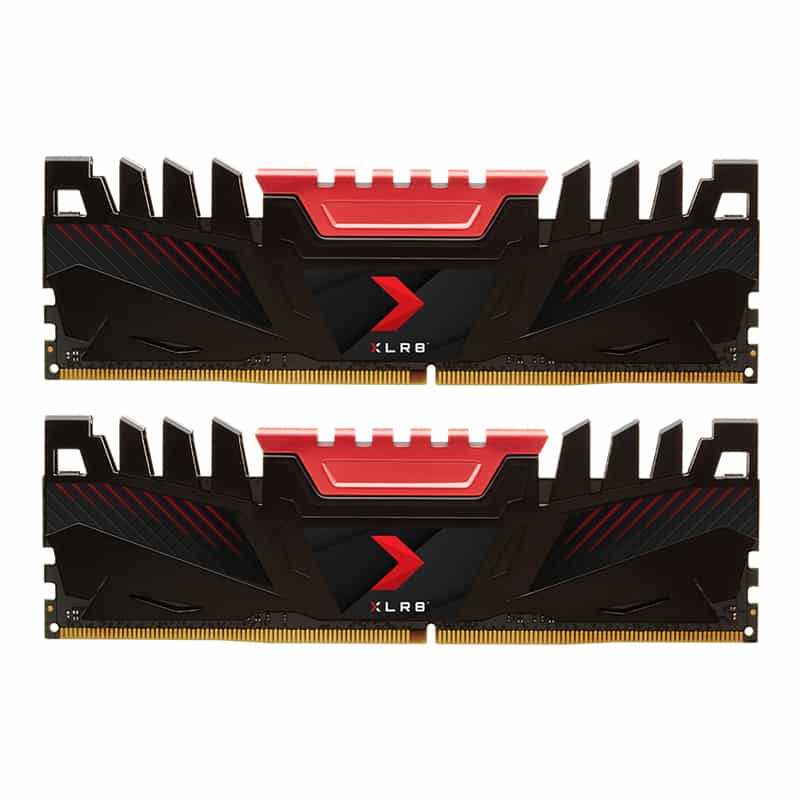 PNY XLR8 geheugenmodule 16 GB 2 x 8 GB DDR4 3200 MHz (MD16GK2D4320016AXR) thumbnail