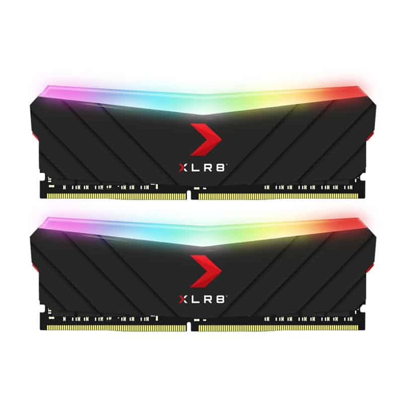 PNY XLR8 Gaming EPIC-X RGB geheugenmodule 32 GB 2 x 16 GB DDR4 3600 MHz (MD32GK2D4360018XRGB) thumbnail