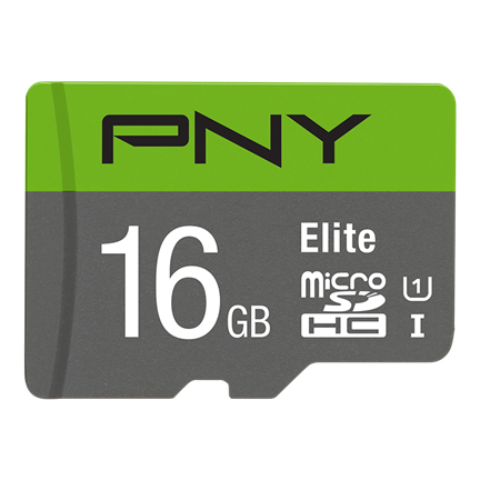 PNY Elite microSDHC 16GB UHS-I Klasse 10 (P-SDU16GU185GW-GE) thumbnail