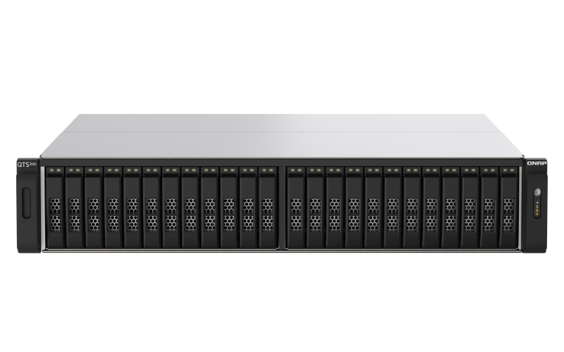 QNAP TS-h2490FU NAS Rack (2U) Ethernet LAN Zwart, Grijs 7232P (TS-H2490FU-7232P-64G) thumbnail