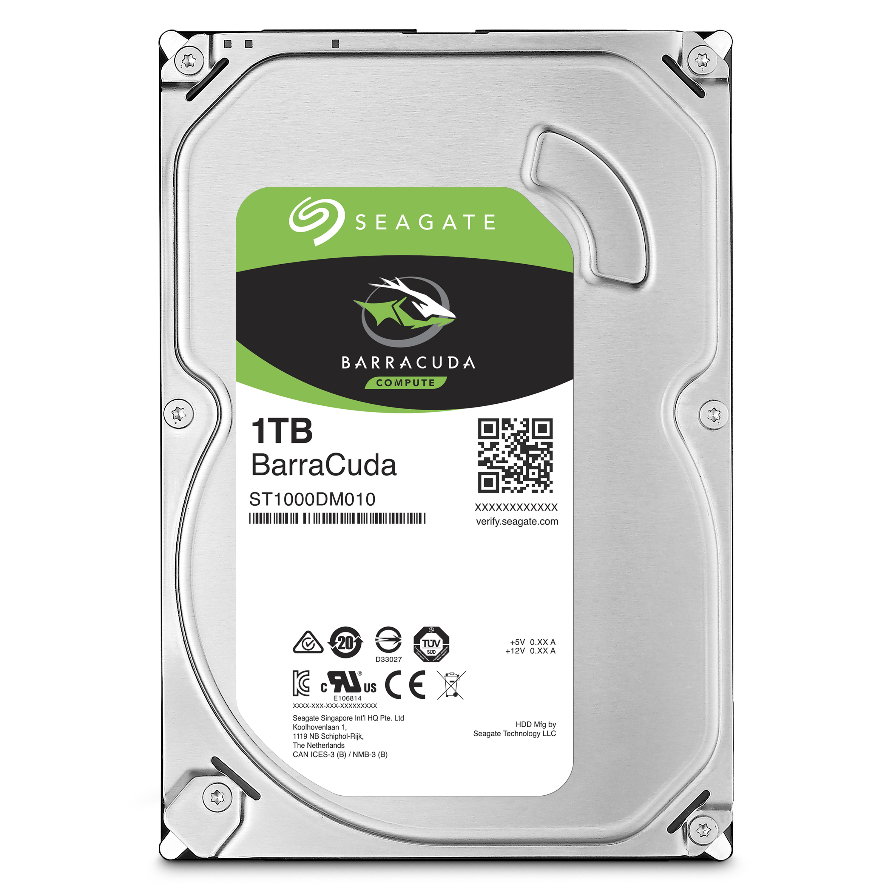 Seagate Barracuda ST1000DM010 interne harde schijf 3.5" 1 TB SATA III (ST1000DM010) thumbnail