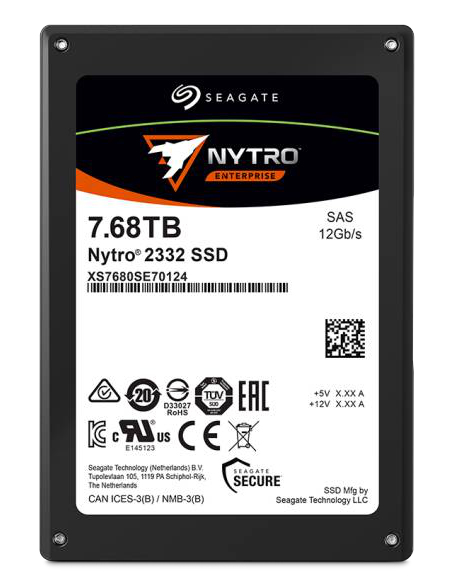 Seagate Nytro 2332 2.5" 7,68 TB SAS 3D eTLC (XS7680SE70124) thumbnail