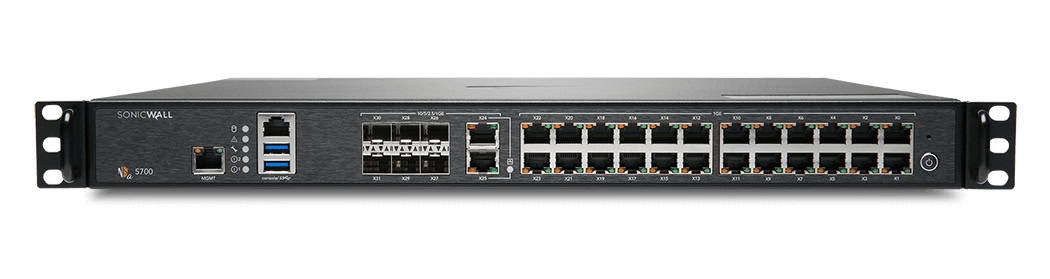 SonicWall NSA 5700 firewall (hardware) 1U 28000 Mbit/s (02-SSC-1715) thumbnail