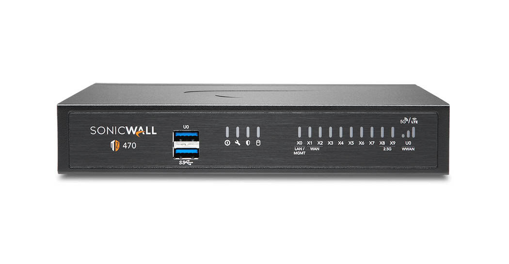 SonicWall TZ470W firewall (hardware) 3500 Mbit/s (02-SSC-8057) thumbnail