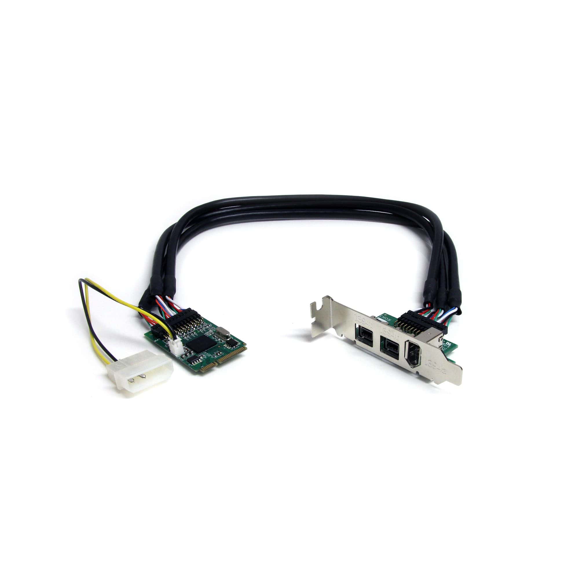 StarTech.com 3-poort 2b 1a 1394 Mini PCI Express FireWire Adapterkaart (MPEX1394B3) thumbnail