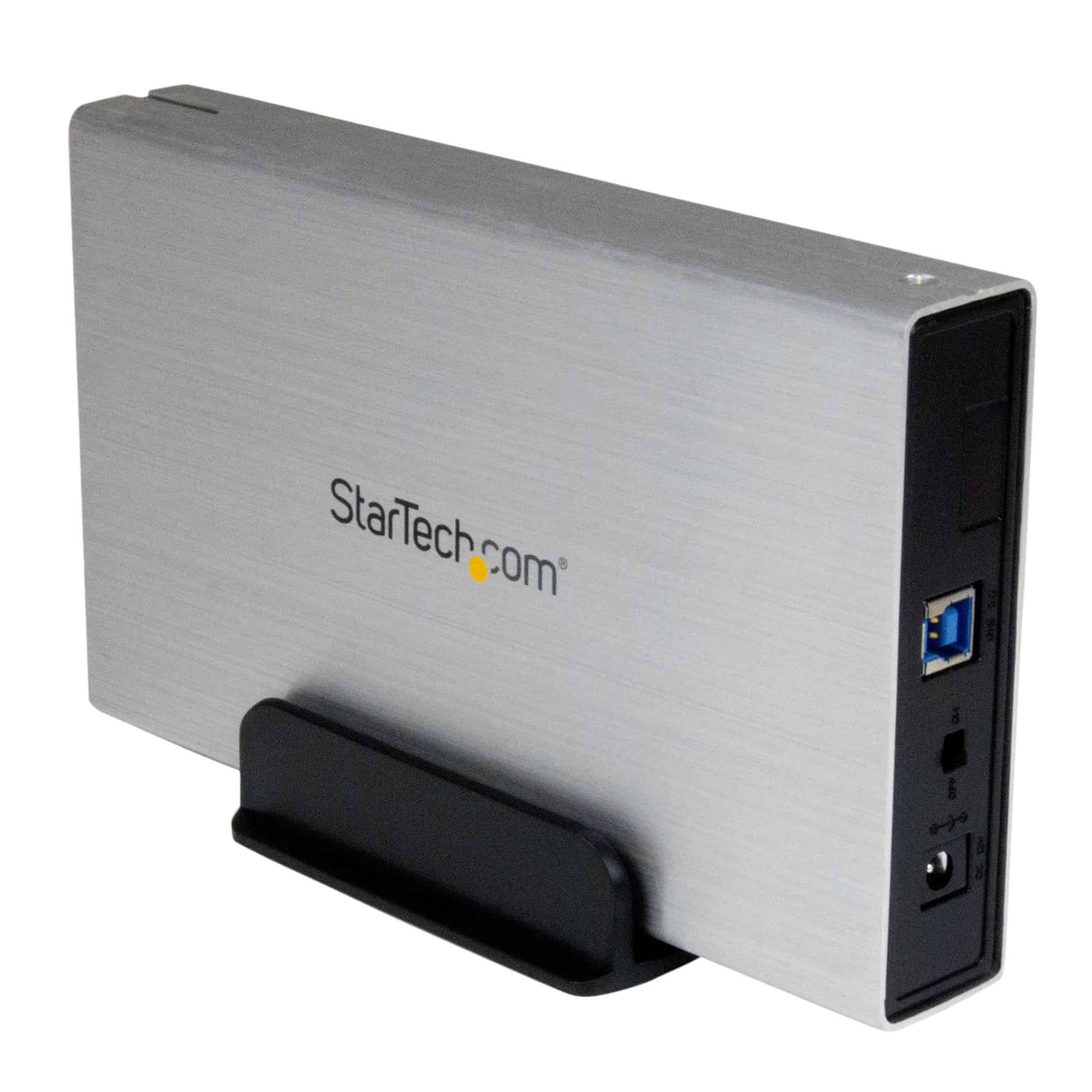 StarTech.com Externe USB 3.0 naar 3,5" SATA III SSD/HDD Behuizing met UASP - Zilver/Aluminium - USB naar 3.5" SATA Harde Schijf Behuizing (S3510SMU33) thumbnail