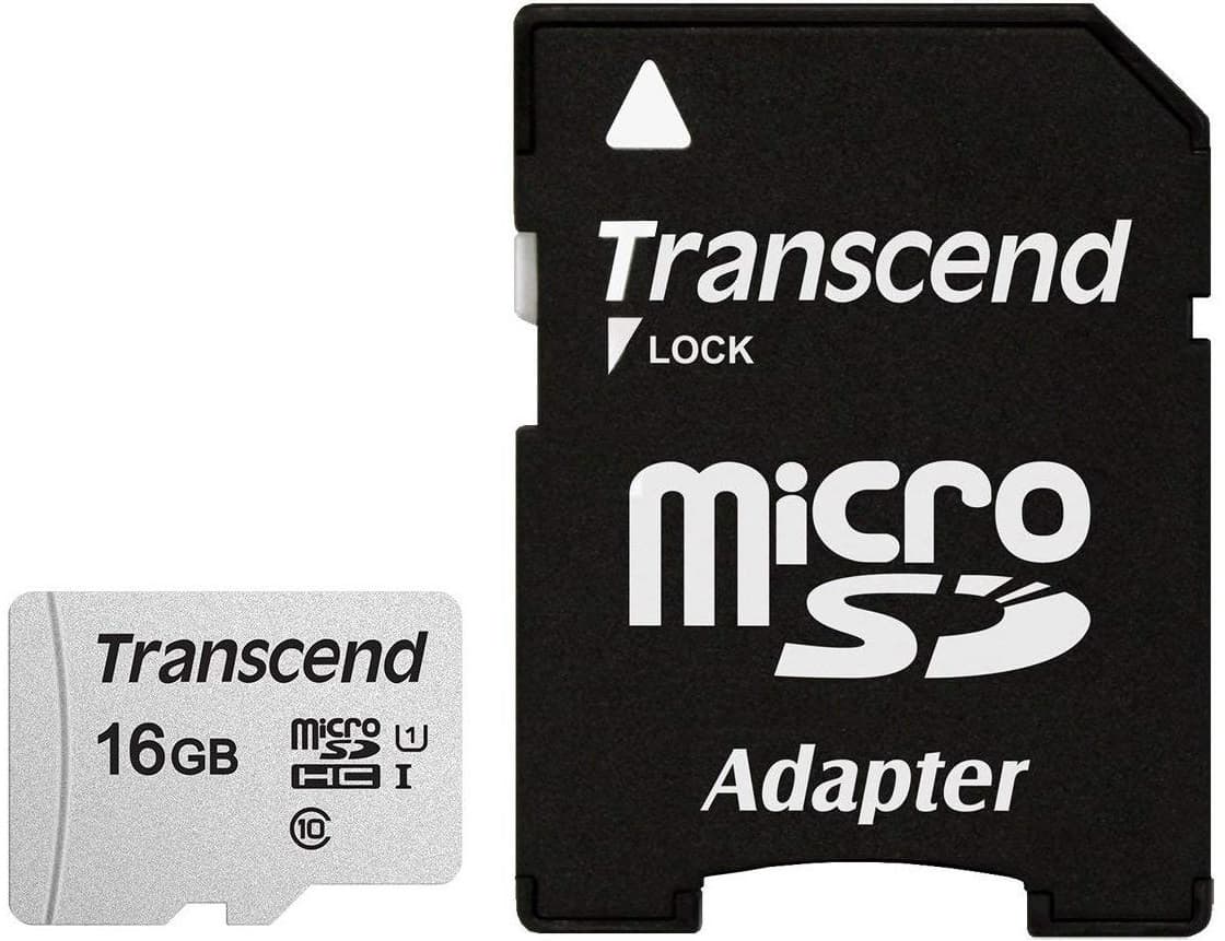 Transcend microSDHC 300S 16GB NAND Klasse 10 (TS16GUSD300S-A) thumbnail