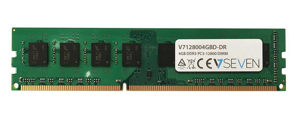 V7 V7128004GBD-DR geheugenmodule 4 GB 1 x 4 GB DDR3 1600 MHz (V7128004GBD-DR) thumbnail