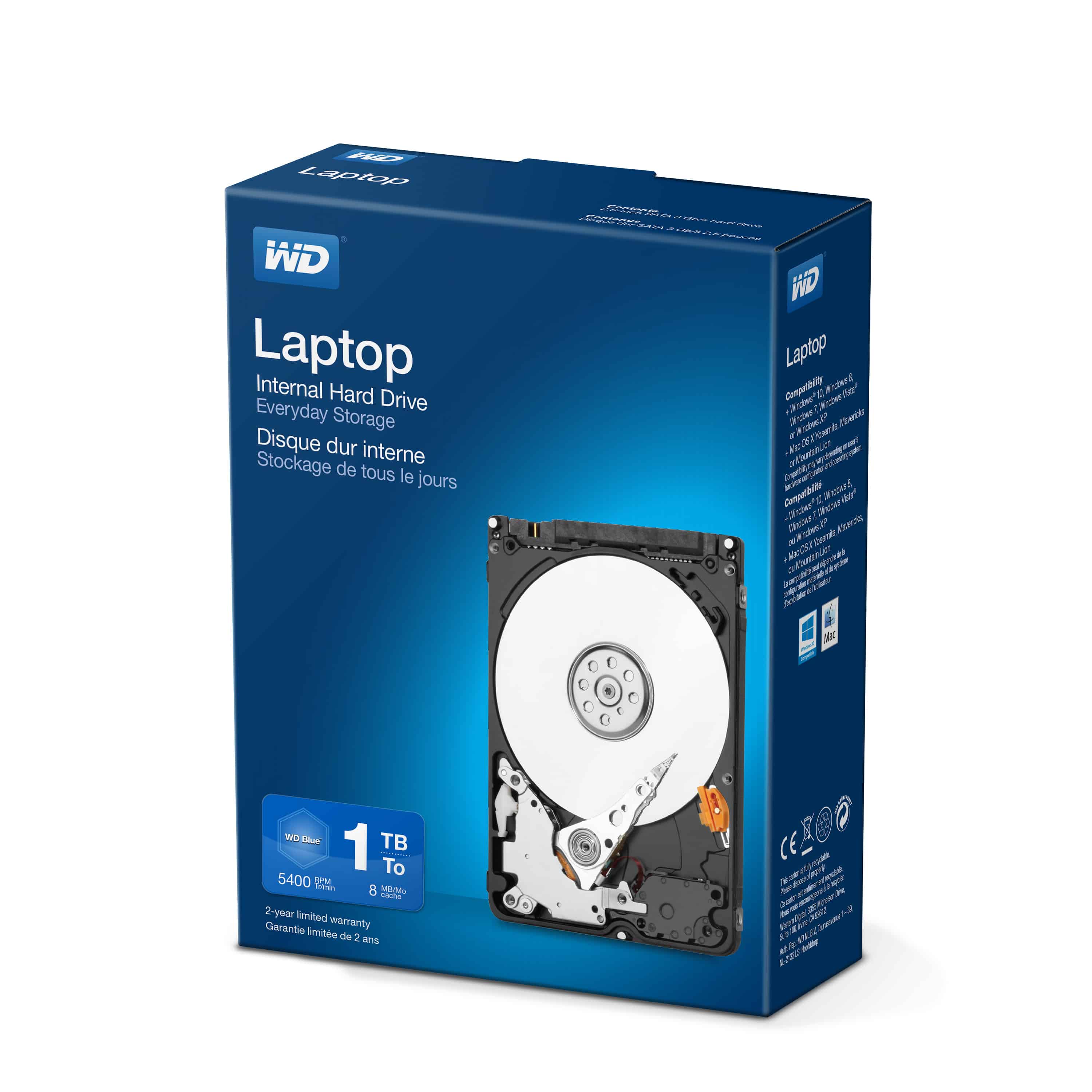 Western Digital Laptop Everyday 2.5" 1000 GB SATA II (WDBMYH0010BNC-ERSN) thumbnail