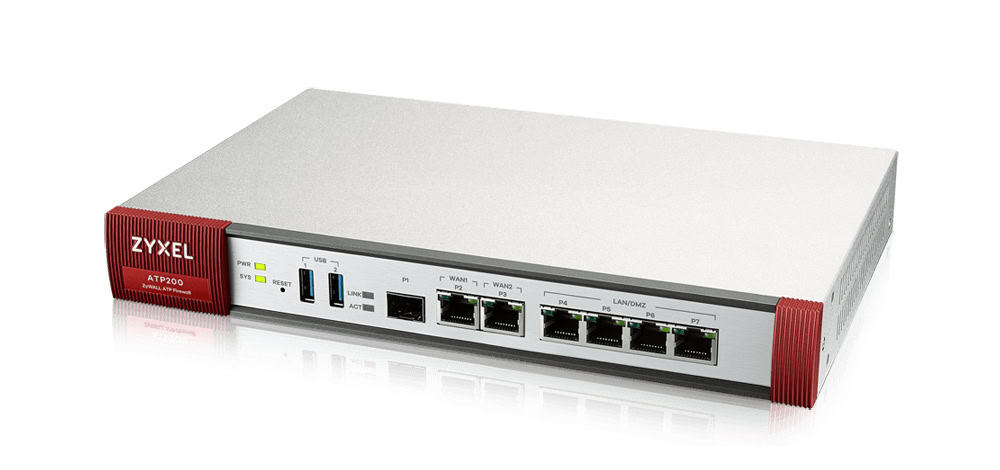 Zyxel ATP200 firewall (hardware) Desktop 2000 Mbit/s (ATP200-EU0102F) thumbnail