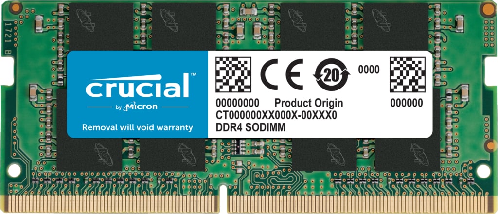 Crucial CT4G4SFS824AT geheugenmodule 4 GB 1 x 4 GB DDR4 2400 MHz (CT4G4SFS824AT) thumbnail