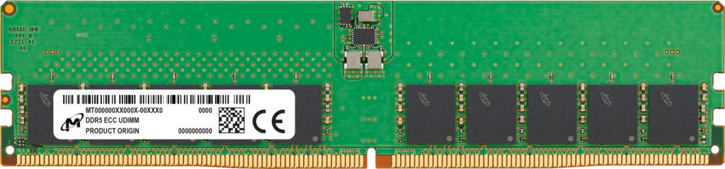 Crucial MTC20C2085S1EC48BR geheugenmodule 32 GB 1 x 32 GB DDR5 4800 MHz ECC (MTC20C2085S1EC48BR) thumbnail