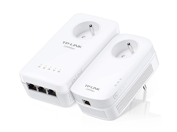 TP-Link TL-WPA8635P KIT 1200 Mbit/s Ethernet LAN Wifi Wit 2 stuk(s) (TL-WPA8635P KIT(BE)V4) thumbnail