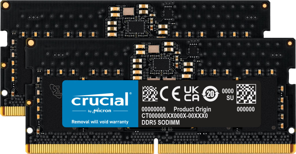 Crucial CT2K8G52C42S5 geheugenmodule 16 GB 2 x 8 GB DDR5 5200 MHz (CT2K8G52C42S5) thumbnail