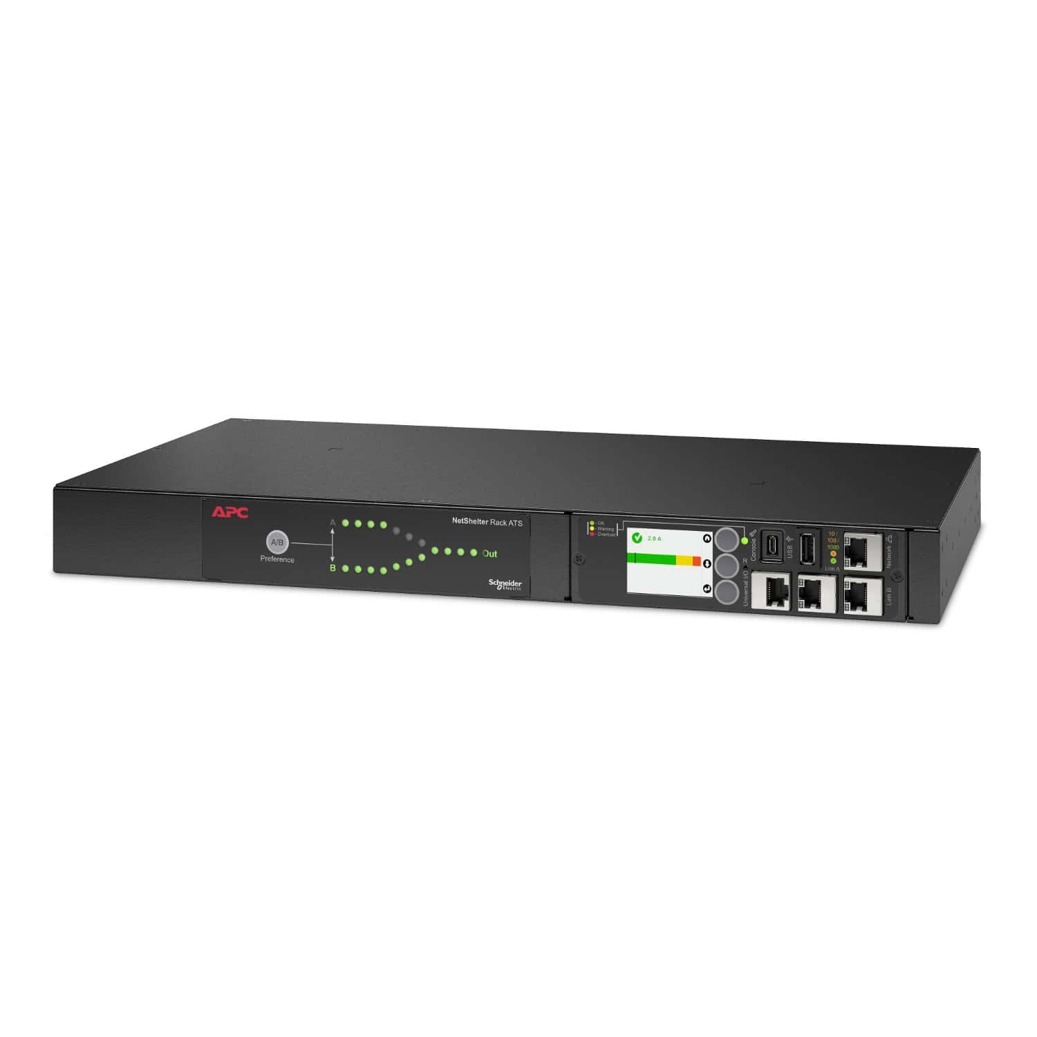 APC AP4421A - Automatic Transfer Switch, (12x) C13, 2300W, Rack mountable (AP4421A) thumbnail