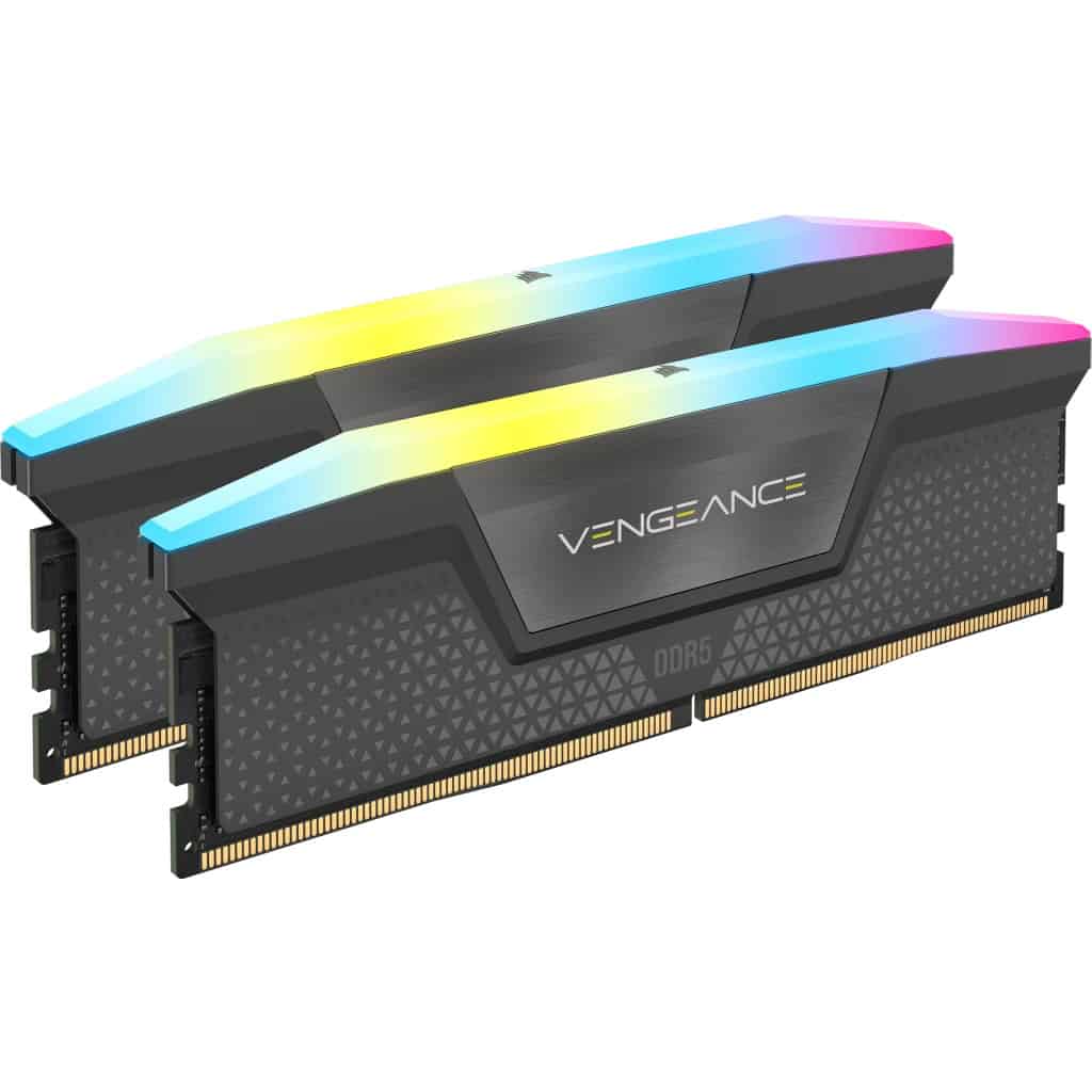 Corsair Vengeance RGB CMH64GX5M2B5600Z36K geheugenmodule 64 GB 2 x 32 GB DDR5 5600 MHz (CMH64GX5M2B5600Z36K) thumbnail