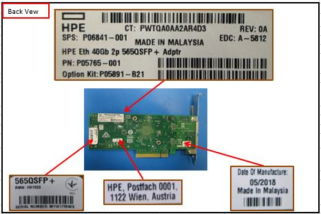 HPE P05891-B21 interfacekaart/-adapter Intern QSFP+ (P05891-B21) thumbnail