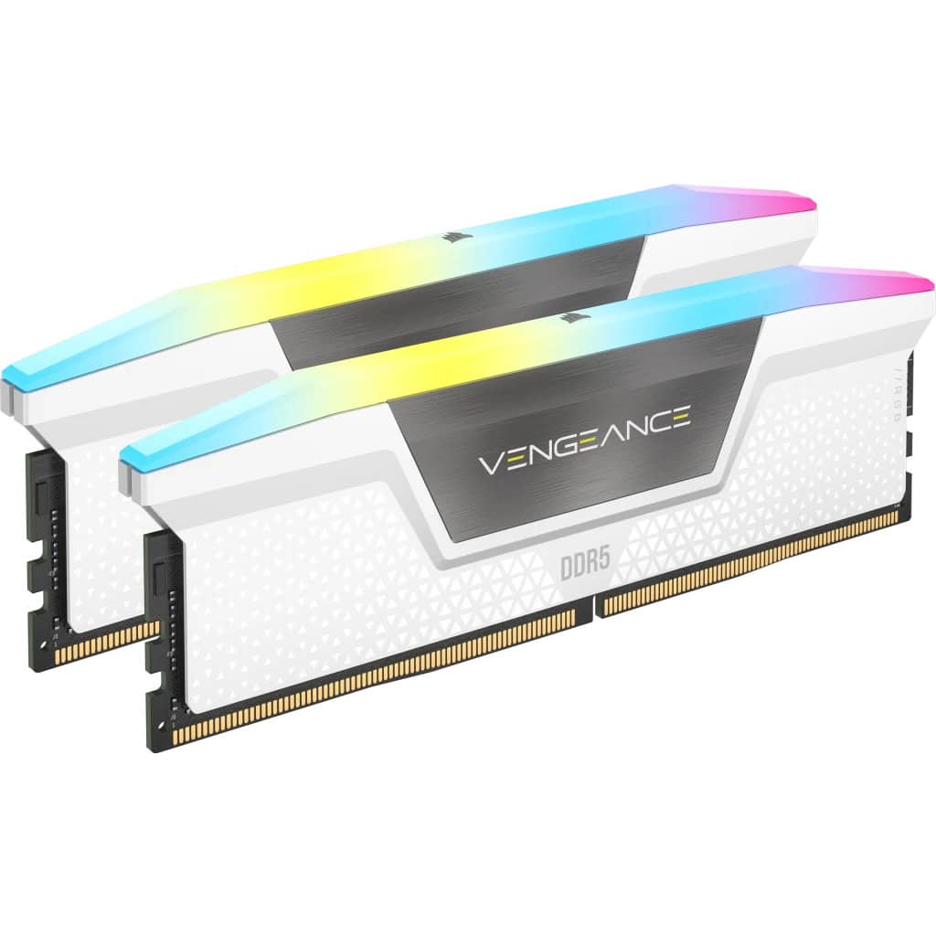 Corsair Vengeance RGB CMH32GX5M2B6000C36W geheugenmodule 32 GB 2 x 16 GB DDR5 6000 MHz (CMH32GX5M2B6000C36W) thumbnail