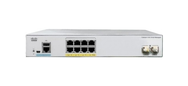 Cisco Catalyst C1000-8T-E-2G-L netwerk-switch Managed L2 Gigabit Ethernet (10/100/1000) Grijs (C1000-8T-E-2G-L) thumbnail