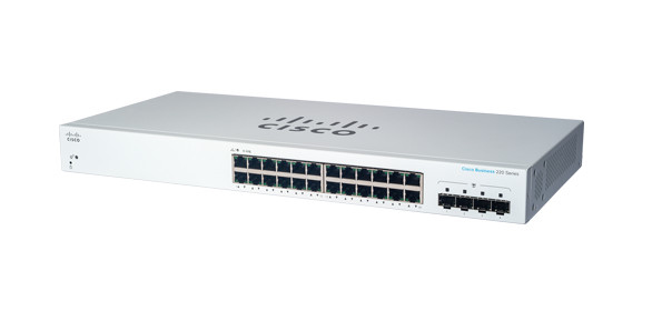 Cisco CBS220-24T-4G Managed L2 Gigabit Ethernet (10/100/1000) 1U Wit (CBS220-24T-4G-EU) thumbnail