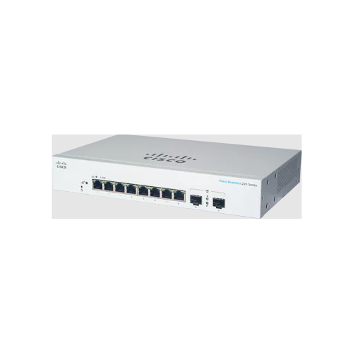 Cisco CBS220-8T-E-2G Managed L2 Gigabit Ethernet (10/100/1000) 1U Wit (CBS220-8T-E-2G-EU) thumbnail