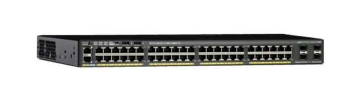 Cisco Catalyst WS-C2960X-48FPS-L netwerk-switch Managed L2/L3 Gigabit Ethernet (10/100/1000) Power over Ethernet (PoE) Zwart (WS-C2960X-48FPS-L) thumbnail