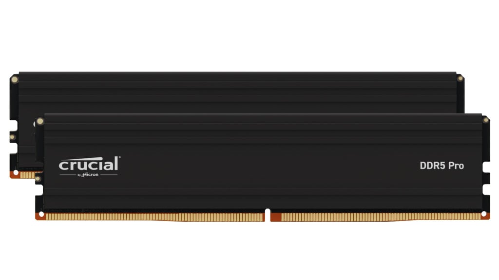 Crucial Pro geheugenmodule 96 GB 2 x 48 GB DDR5 5600 MHz (CP2K48G56C46U5) thumbnail