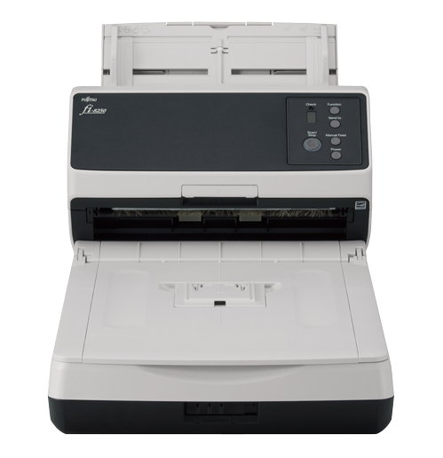 Fujitsu fi-8250 ADF-/handmatige invoer scanner 600 x 600 DPI A4 Zwart, Grijs (PA03810-B601) thumbnail