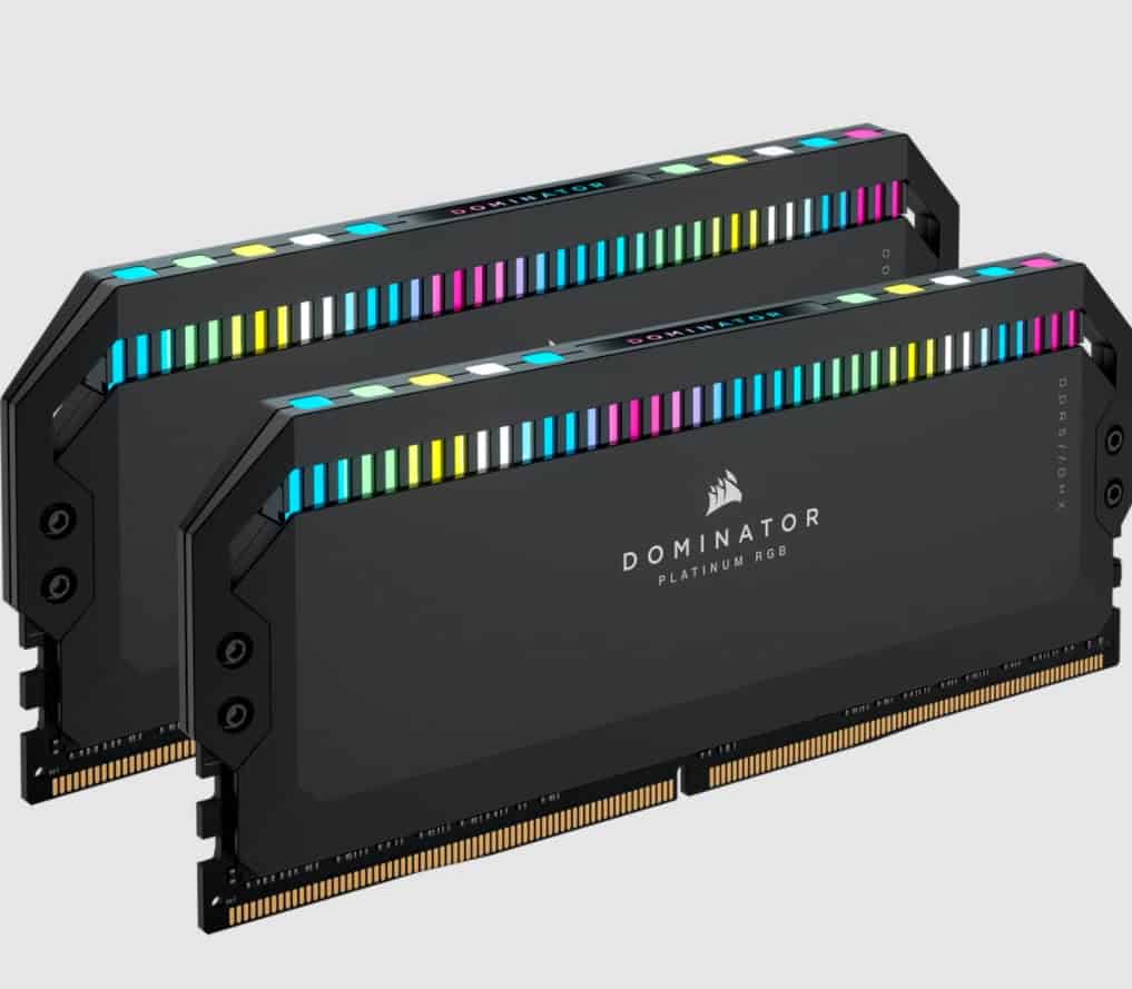 Corsair Dominator Platinum RGB geheugenmodule 32 GB 2 x 16 GB DDR5 6200 MHz (CMT32GX5M2X6200C36) thumbnail